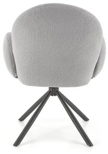 K498 forgatható étkezőszék szürke