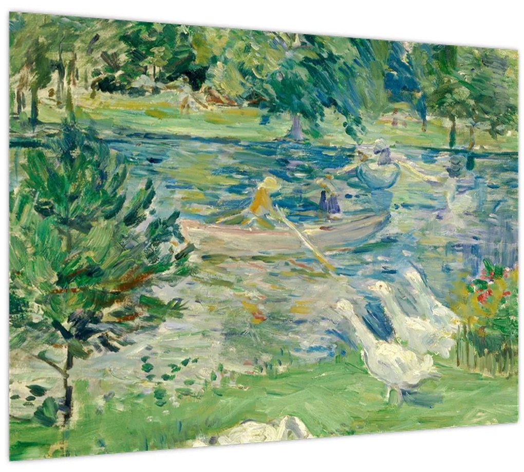 Kép - Berthe Morisot, Girl in a Boat with Geese, reprodukciók (70x50 cm)