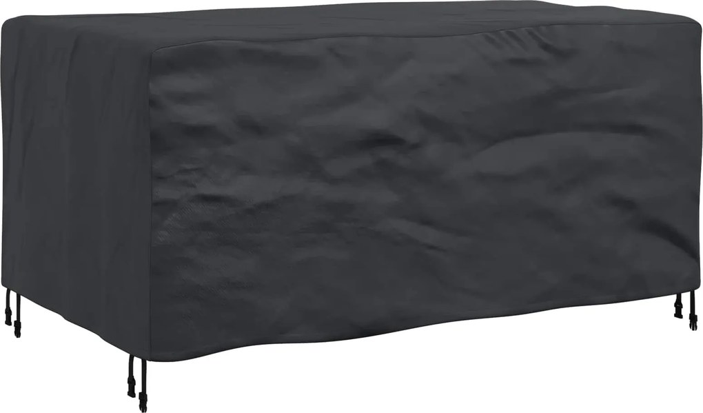 vidaXL Bútor takaró Egyszínű Fekete 150 x 90 x 75 cm 420D