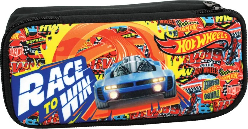 Hot Wheels Race to Win 2 rekeszes tolltartó 23,5 cm