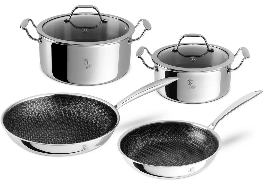 BerlingerHaus Eternal titánbevonatú edénykészlet, 6 db