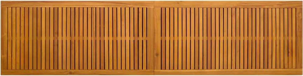 vidaXL Kerti Tároló Doboz 185 L Tömör Akácfa 200 x 50 x 56 cm Bézs