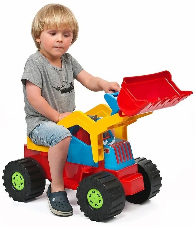 Bayo Gyermek ugrálóvár kotró-rakodó, 74 cm, zöld