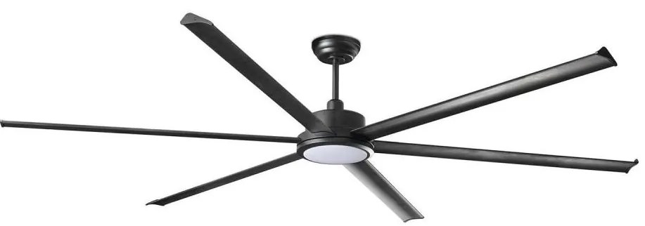 FARO Barcelona FARO 34207-130-LED Dimmelhető mennyezeti ventilátor ROTTERDAM XXL LED/32W/230V fekete á.250 cm+RC FA34207-130