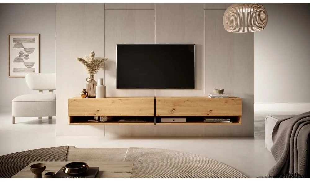 Tv szekrény/asztal Myrtha 200 (artisan tölgy) . 1098779