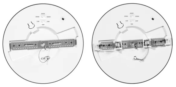 Ecolite WPCB2-24W/HF/CR - LED Panel érzékelővel LEXA LED/12/18/24W/230V