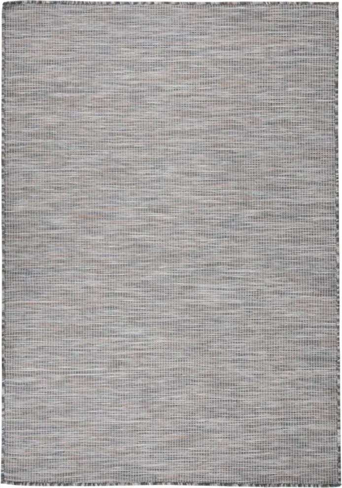 vidaXL barna-kék lapos szövésű kültéri szőnyeg 160 x 230 cm