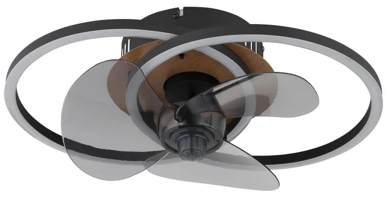 Globo Karen 03661 távirányítós mennyezeti ventilátoros lámpa, 24W LED, 2700K-6500K, 28-490 lm