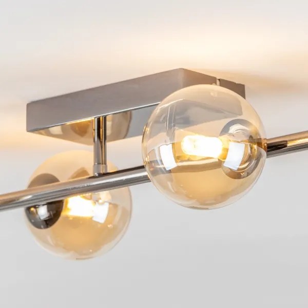 Brilagi - LED felületre szerelhető MILLA csillár 4xG9/3W/230V fekete króm/arany