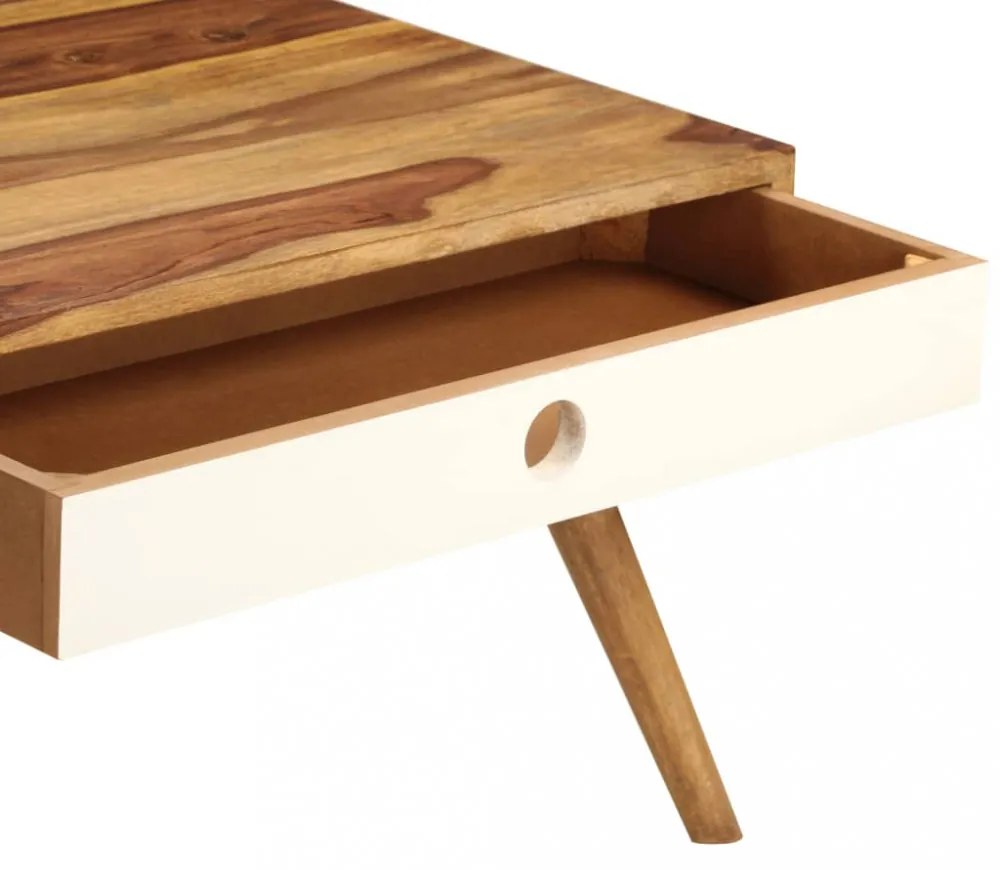 tömör kelet-indiai rózsafa dohányzóasztal 110 x 50 x 35 cm