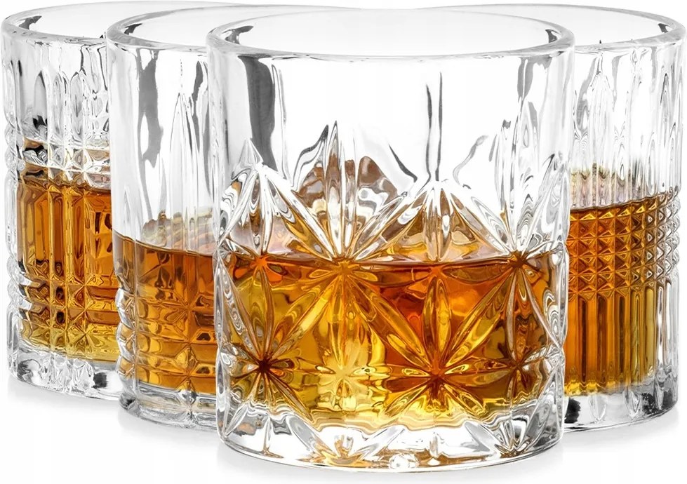 4x Whisky pohár ital szett ajándék pohár szett