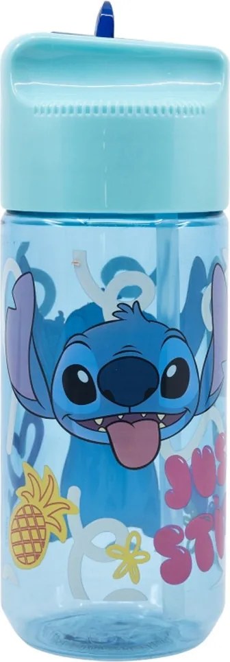 Disney Lilo és Stitch Palms Hydro műanyag szívószálas kulacs 430 ml