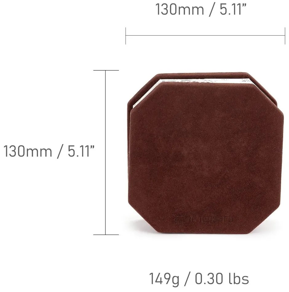 Sötétbarna USB fénydekoráció Velvet Accordion – Gingko