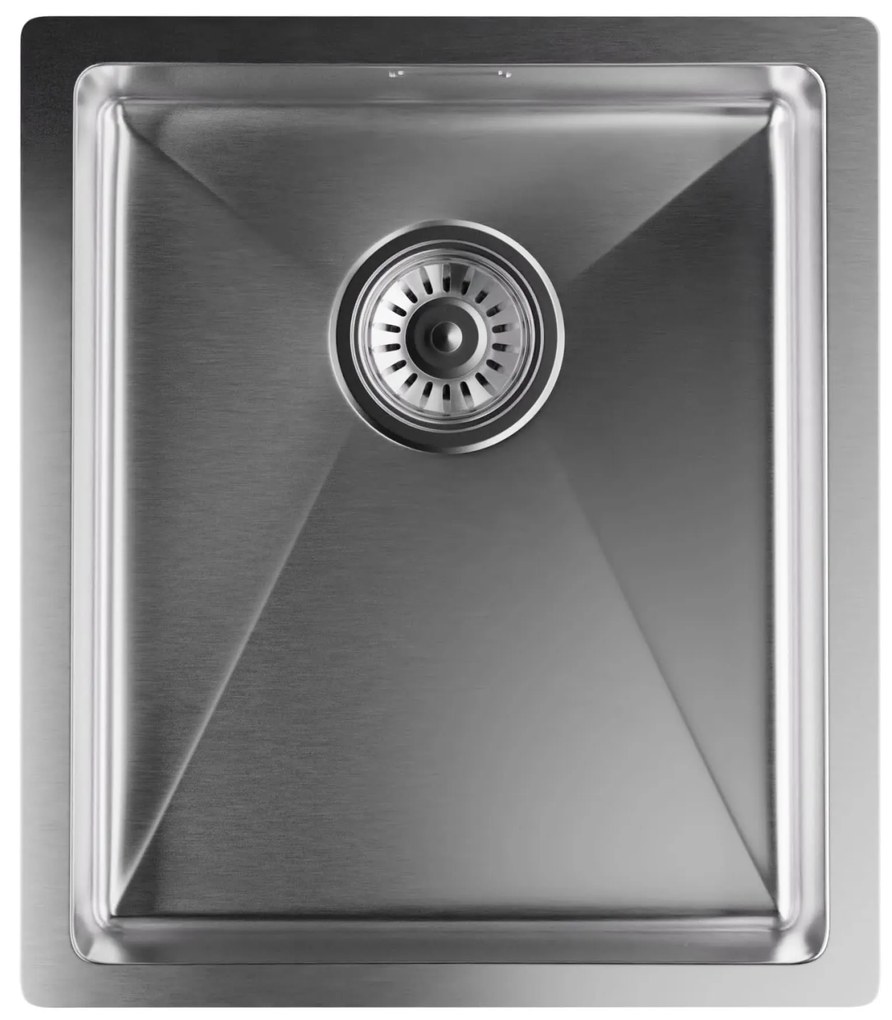 Klarstein TitanSteel Konyhai mosogató 45 x 39 cm (H x Sz) rozsda-, karc-, és hőálló felülettel