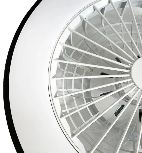 LED Mennyezeti lámpa ventilátorral OPAL LED/48W/230V + távirányítás