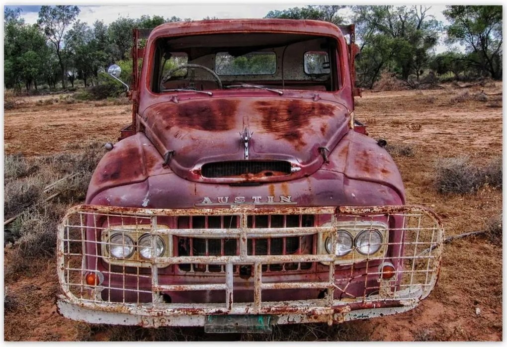 Poszterek 155x105 Veterán országúti Austin