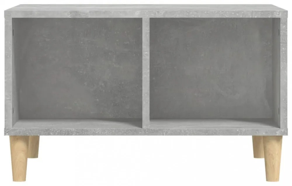 betonszürke szerelt fa dohányzóasztal 60 x 50 x 36,5 cm