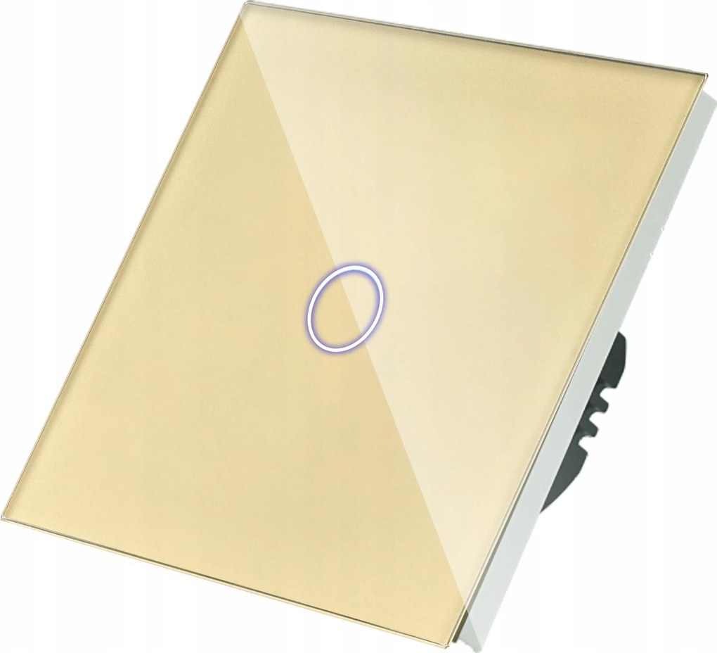 Érintőkapcsoló Fény Egyetlen Arany Üveg DC Smart Home Nélkül N