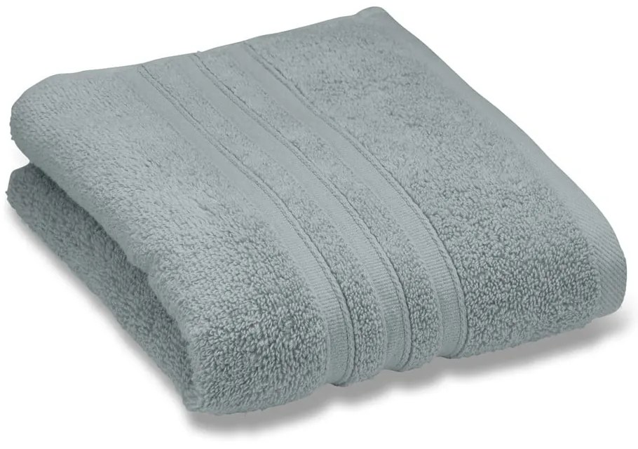 Szürkészöld frottír pamut fürdőlepedő 70x120 cm Zero Twist – Catherine Lansfield