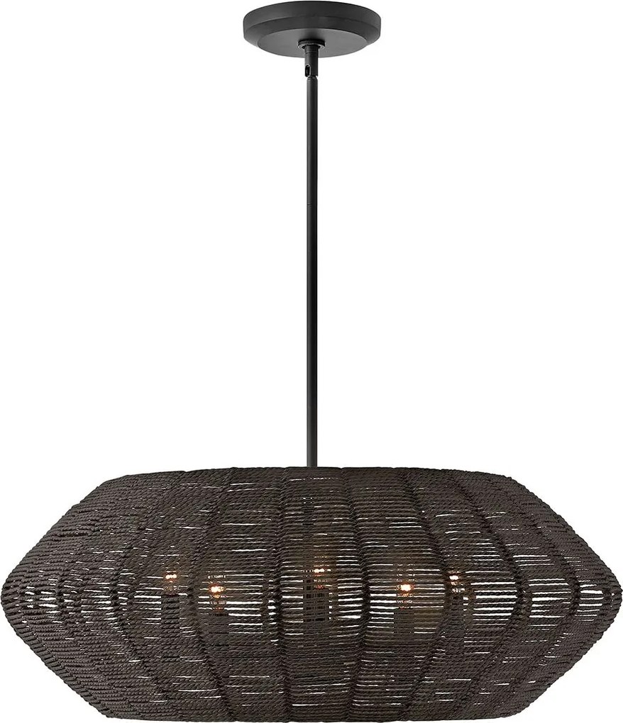 Quintiesse modern boho függeszték luca fekete elsqn-luca-5p-m-bkbk