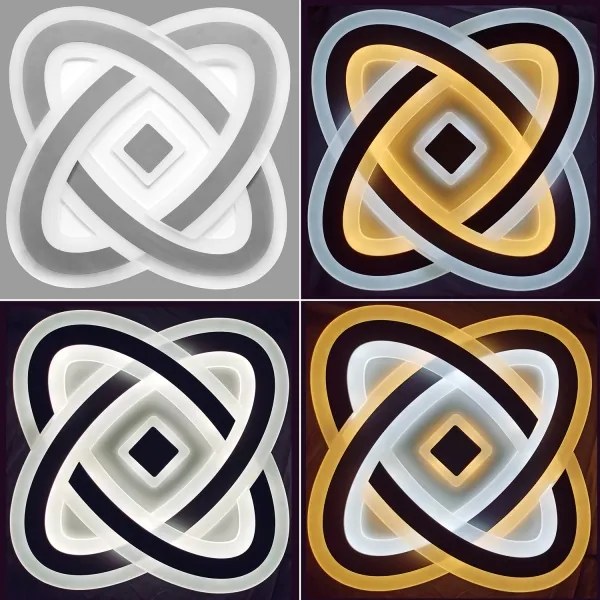 Brilagi - LED Dimmelhető mennyezeti lámpa MODERN LED/90W/230V 2700-6500K + távirányító