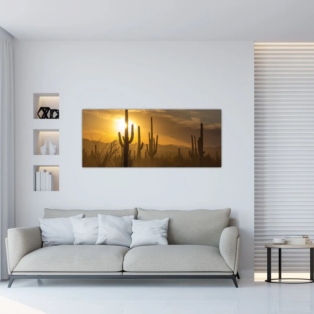 Kép - Saguaro kaktuszok (120x50 cm)