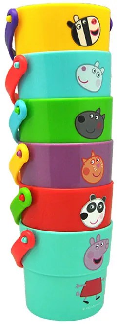 Peppa malac Friends fürdőjáték 6 db-os