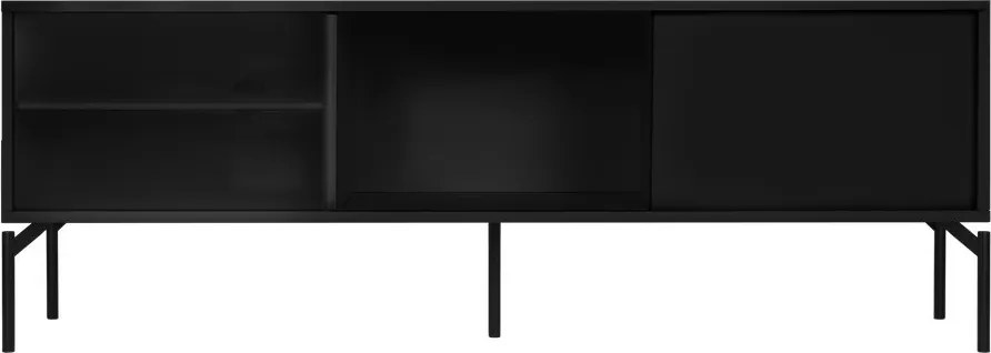 Fekete TV-állvány 160x60x42 cm Met – noo.ma