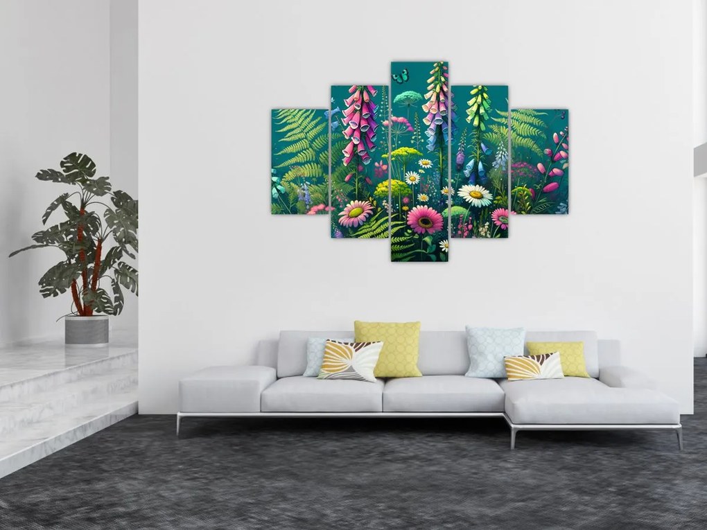 Kép - Mezei virágok (150x105 cm)