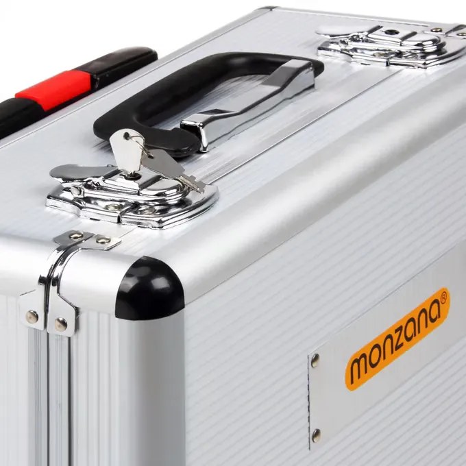 Deuba Szerszámos bőrönd - ezüst