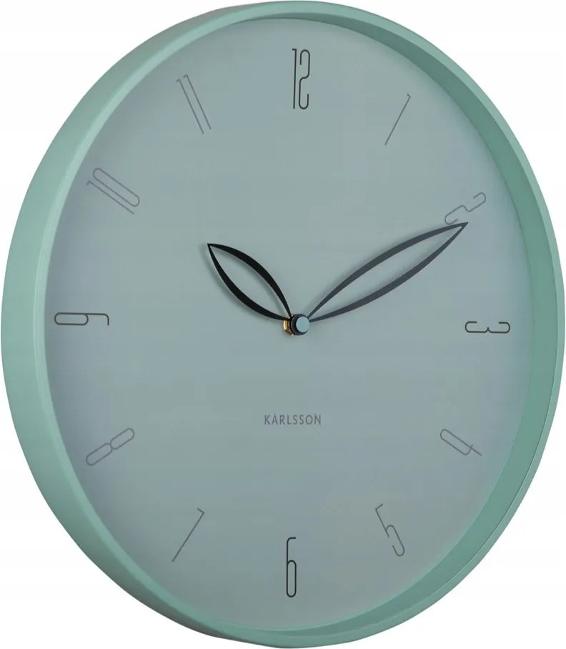 Csendes falióra nappaliba, konyhába kék Petals