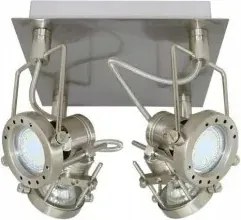 Spot lámpatest 4xGU10 négyzet mozgatható Optimus