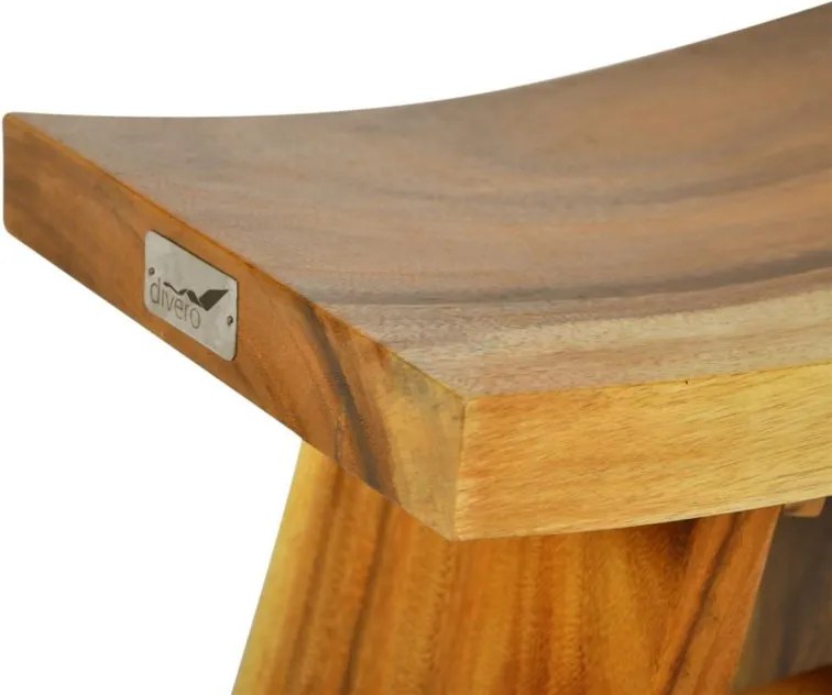 DIVERO® Kis szék masszív SUAR fa