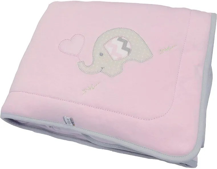 Blue Kids gyermek pléd, rózsaszín elefánt rózsaszín