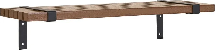 Natúr színű fali polc kőrisfa dekorral 50 cm Luxor – House Nordic