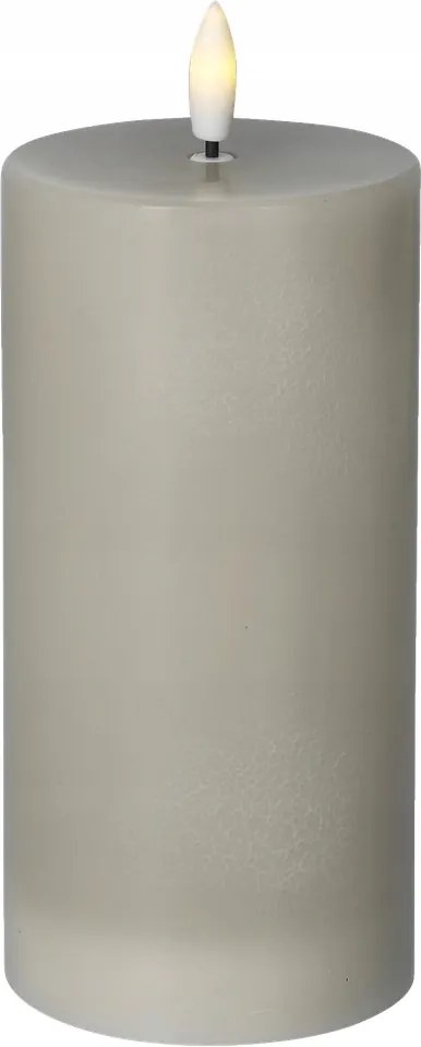 Gyertya LED-es lánghatású gyertya 15cm elemes