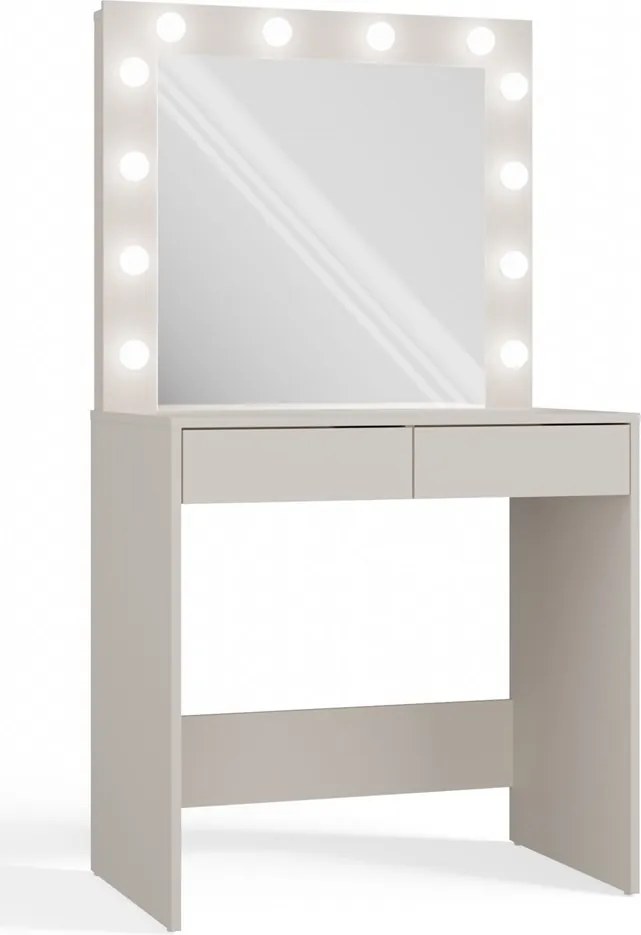 Marina 2S fésülködő asztal, 81x80x50 cm, kasmír