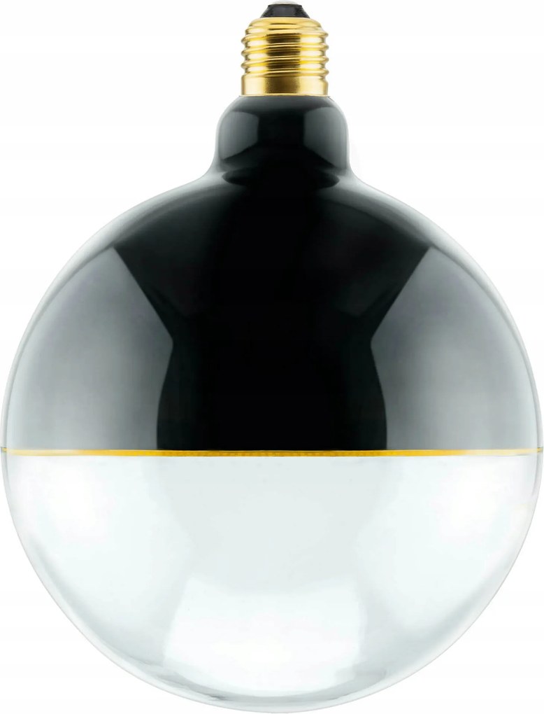 Segula 55120 Led illúziós gömblámpa 145 2 árnyalatú fekete, átlátszó E27 6 W (22 W) 220 L