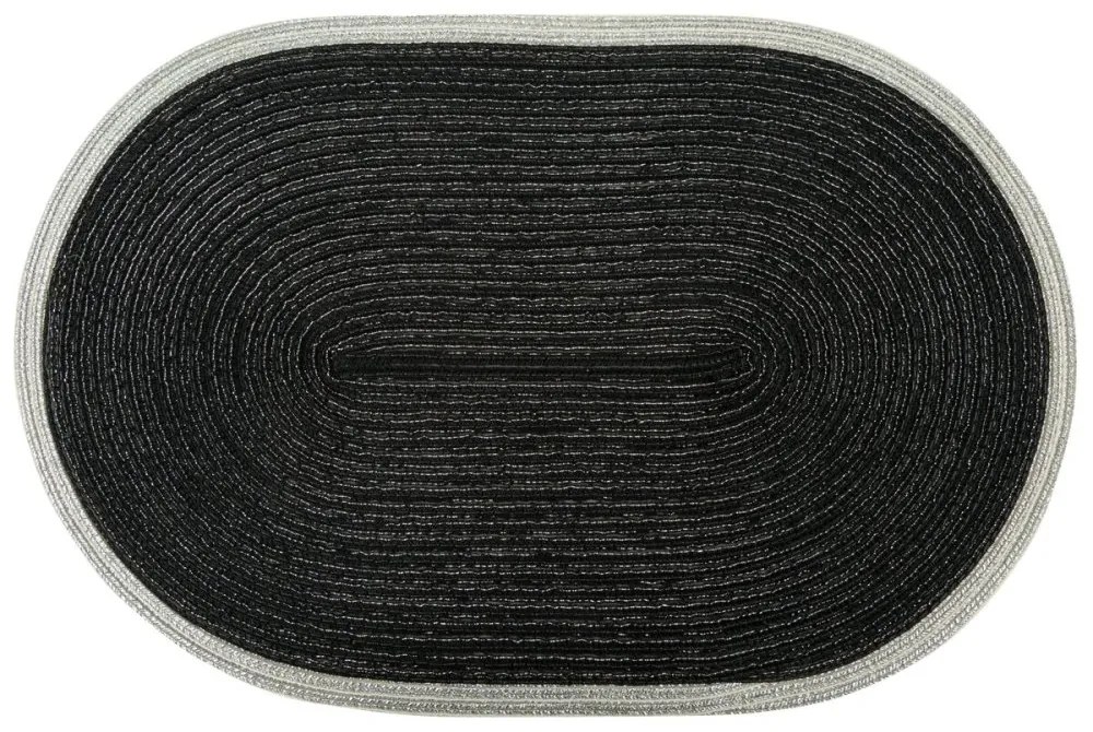 Dekoratív alátét 30 x 45 cm fekete