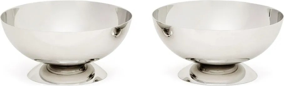 Ezüstszínű rozsdamentes acél szervírozó tálka szett 2 db-os Nirela – Kave Home