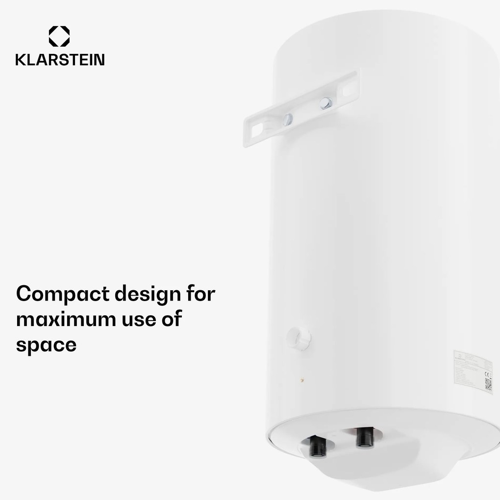 ENDURAHEAT SMART 80, meleg víz tároló, 80 liter, 75°C. 1500 W, 3 méretben fehér