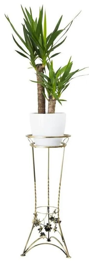 Virágállvány 72x28 cm arany