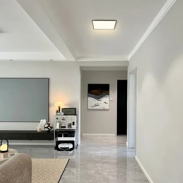 Brilagi - LED Dimmelhető lámpa SLIMFRAME LED/36W/230V 45x45 cm fekete + távirányító