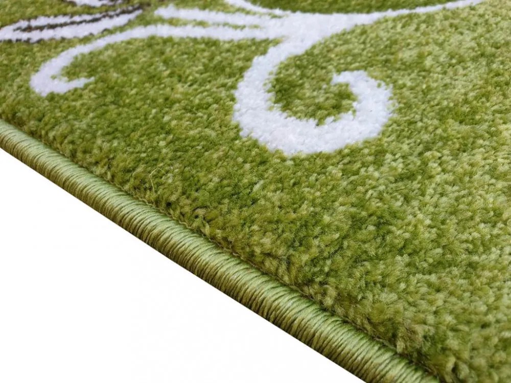 Mirinda Indamintás modern futószőnyeg 80 x 300 cm Zöld