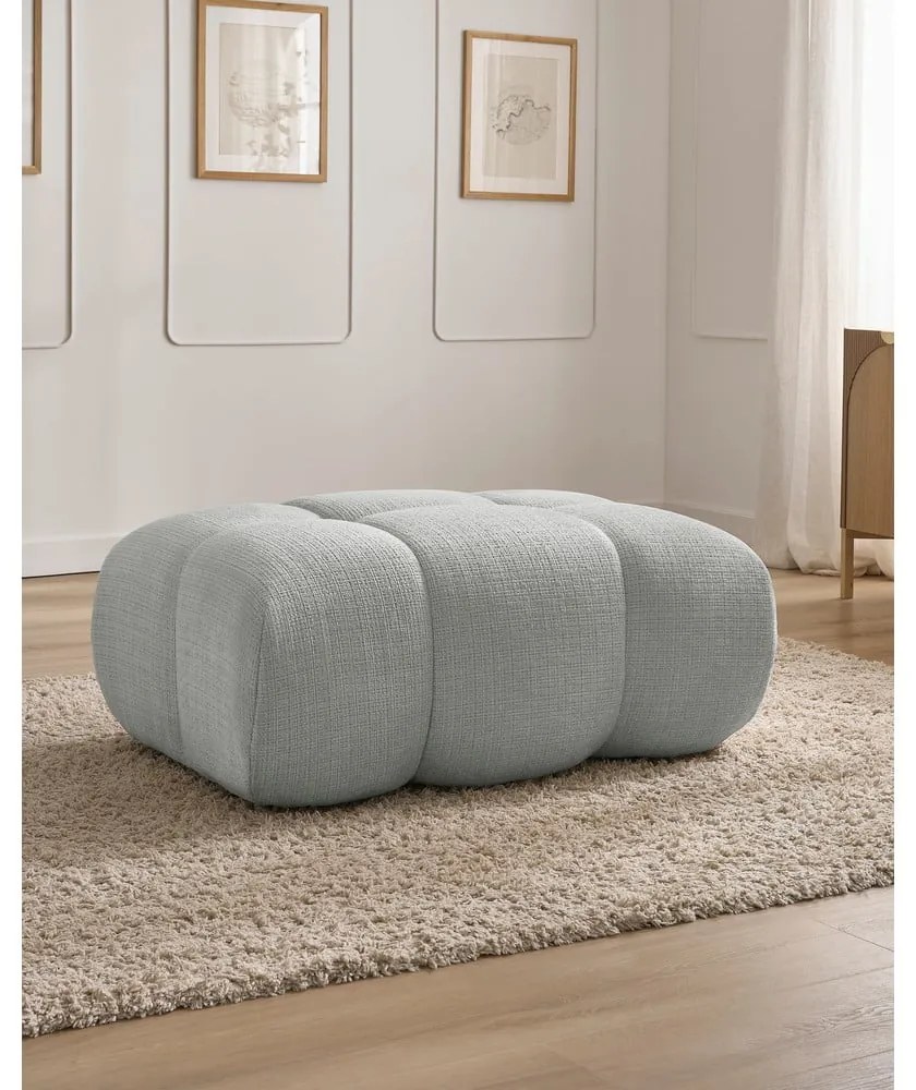 Világosszürke zsenília lábtartó Ivane – Bobochic Paris