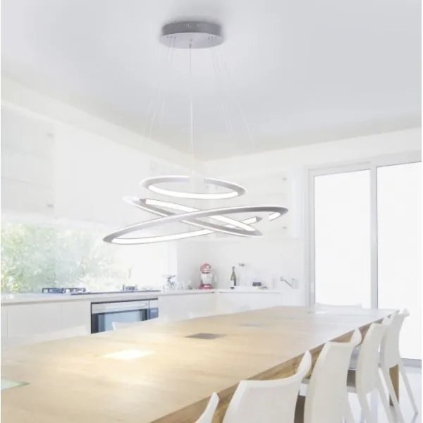 Paul Neuhaus 2493-55 - ALESSA 3xLED/38W/230V dimmelhető LED függeszték távirányí