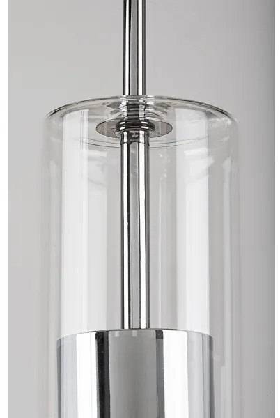 Rabalux 72046 - Csillár zsinóron KALEVI 1xGU10/50W/230V átlátszó/króm