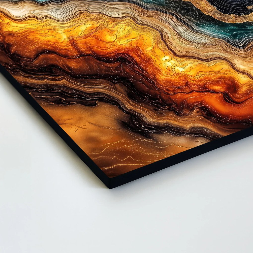 DUBLEZ | Fából készült kép - Kőrétegek