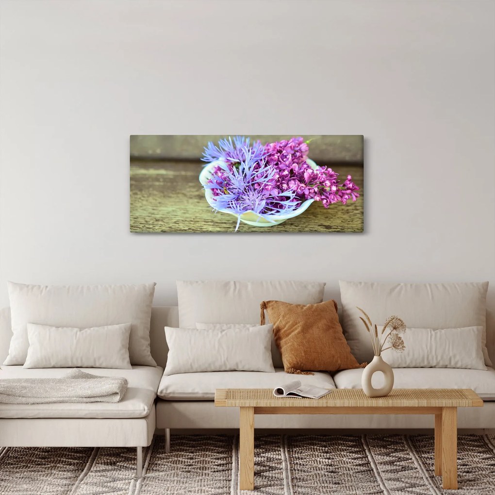 Kép a dekorációról levendulával (120x50 cm)