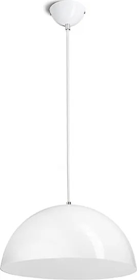 RENDL MONROE 40 függőlámpa csillogó fehér/fehér 230V LED E27 30W